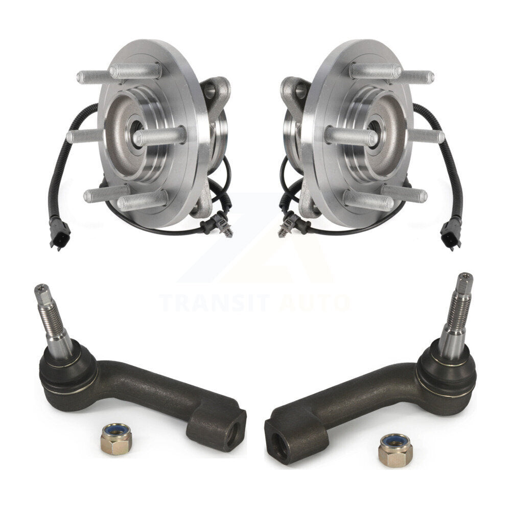 Wheel Bearing & Tie Rod End Front Kit For Ford Expedition Lincoln Navigator 4WD