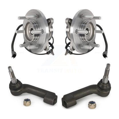 Wheel Bearing & Tie Rod End Front Kit For Ford Expedition Lincoln Navigator 4WD