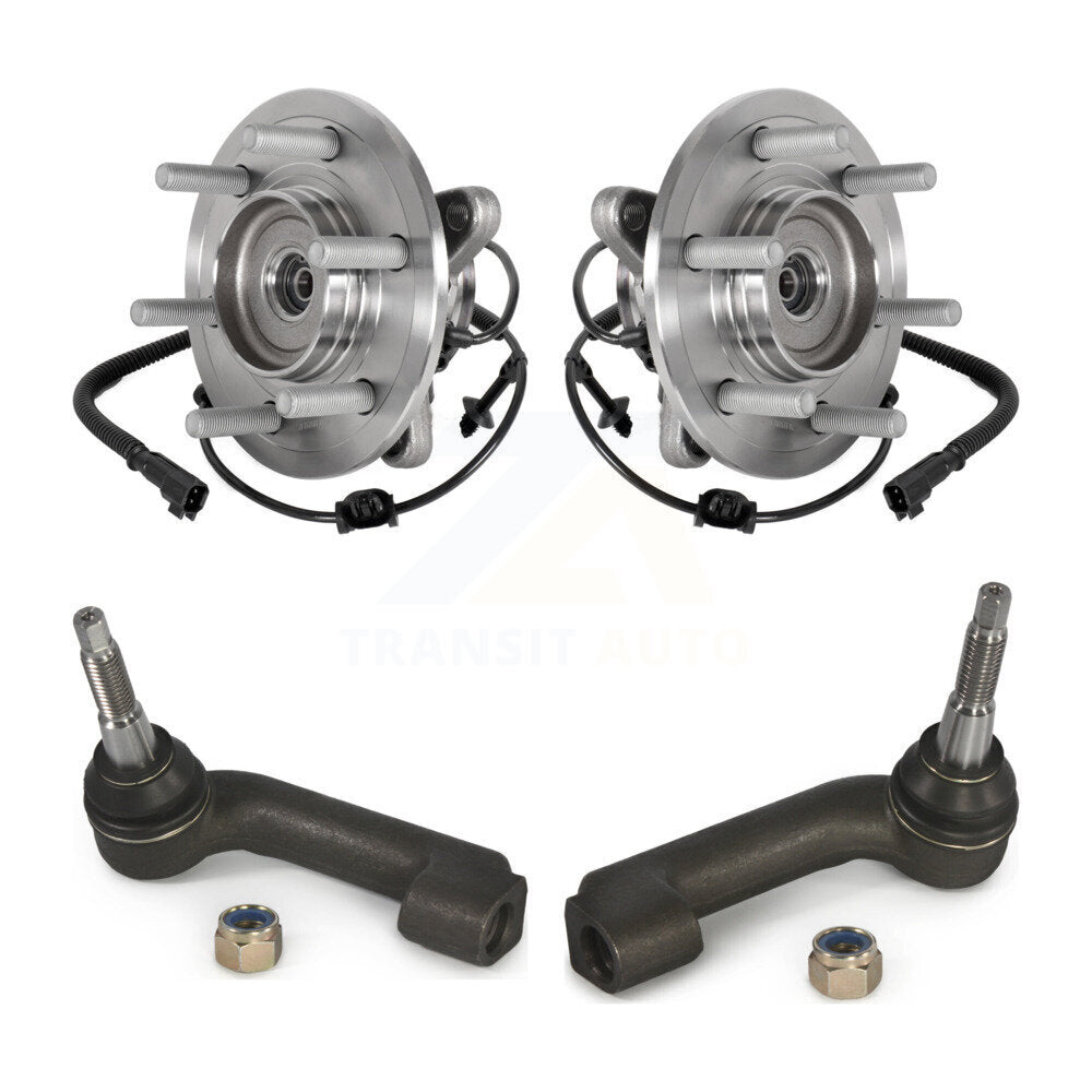 Wheel Bearing & Tie Rod End Front Kit For Ford Expedition Lincoln Navigator 4WD