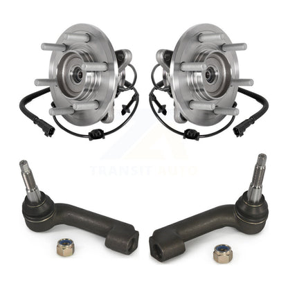 Wheel Bearing & Tie Rod End Front Kit For Ford Expedition Lincoln Navigator 4WD