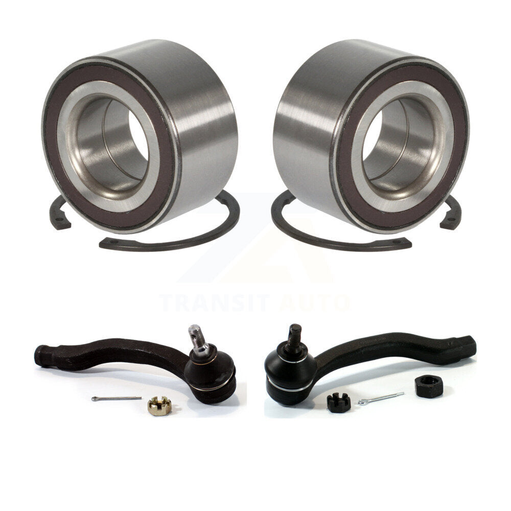 Wheel Bearing And Tie Rod End Front Kit For 2010-2014 Honda Insight