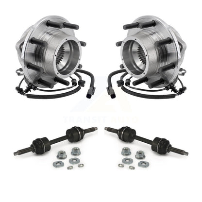 Hub Bearing Assembly And Link Front Kit For Ford F-350 Super Duty 4WD