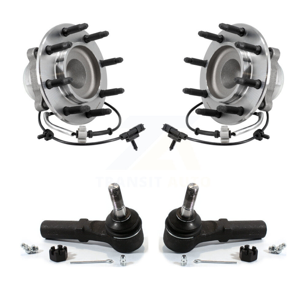 Wheel Bearing & Tie Rod End Front Kit For GMC Chevrolet Savana 2500 Express 3500