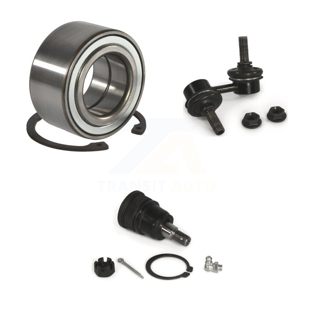 Bearing Lower Ball Joint Sway Bar Stabilizer Link Front Left Kit For Honda Civic