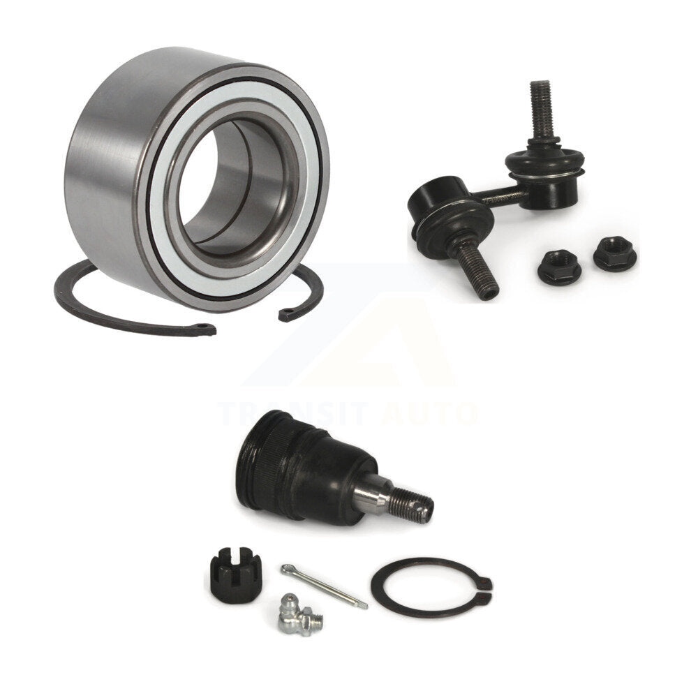 Bearing Lower Ball Joint Link Front Left Kit For Honda Civic Si with Sedan Coupe