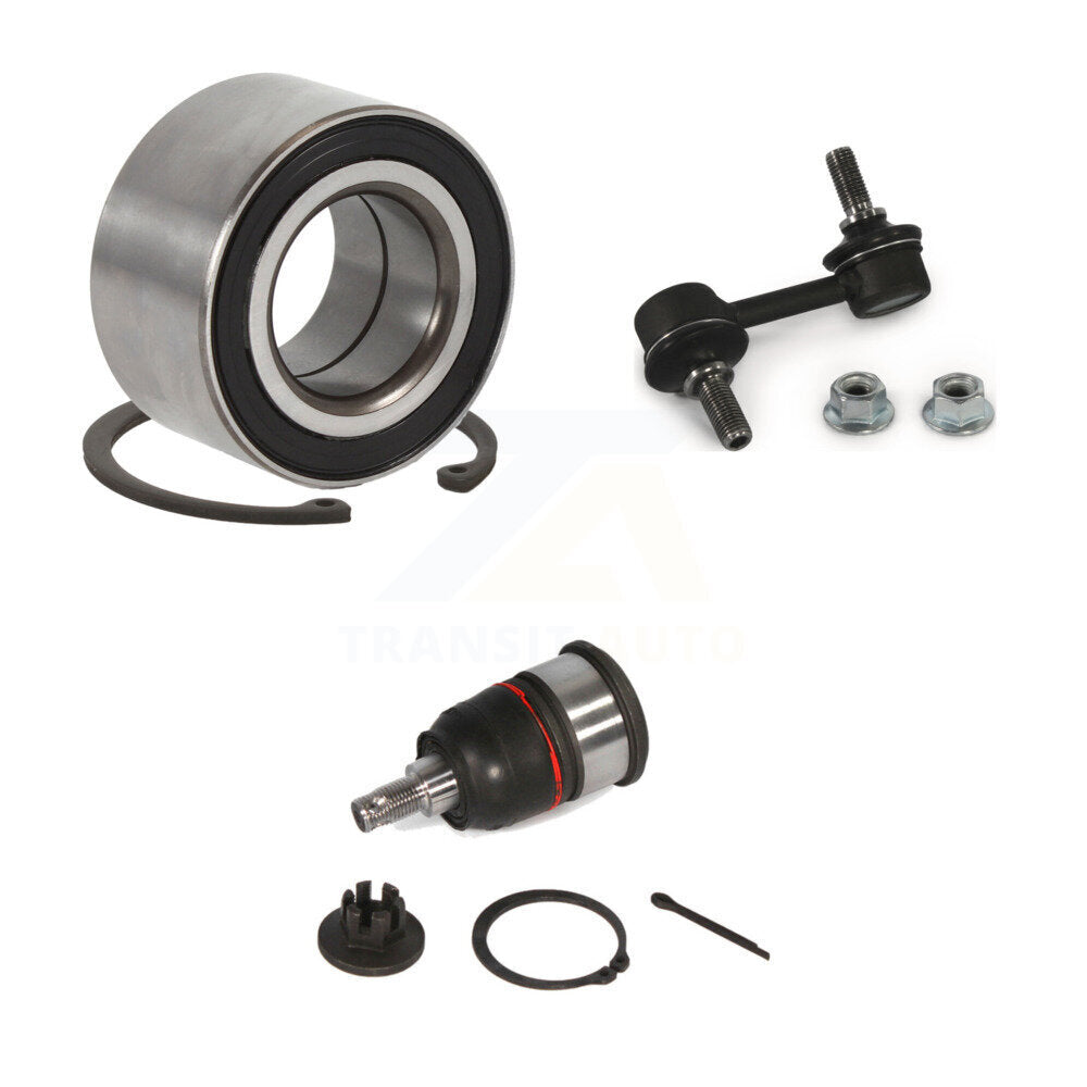 Bearing Lower Ball Joint And Sway Bar Link Front Left Kit For 2004-2006 Acura TL