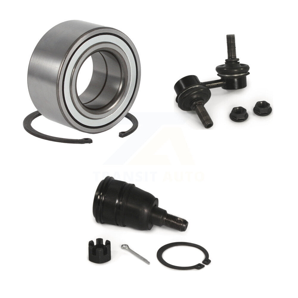 Bearing Lower Ball Joint And Sway Bar Link Front Left Kit For Honda CR-V Element