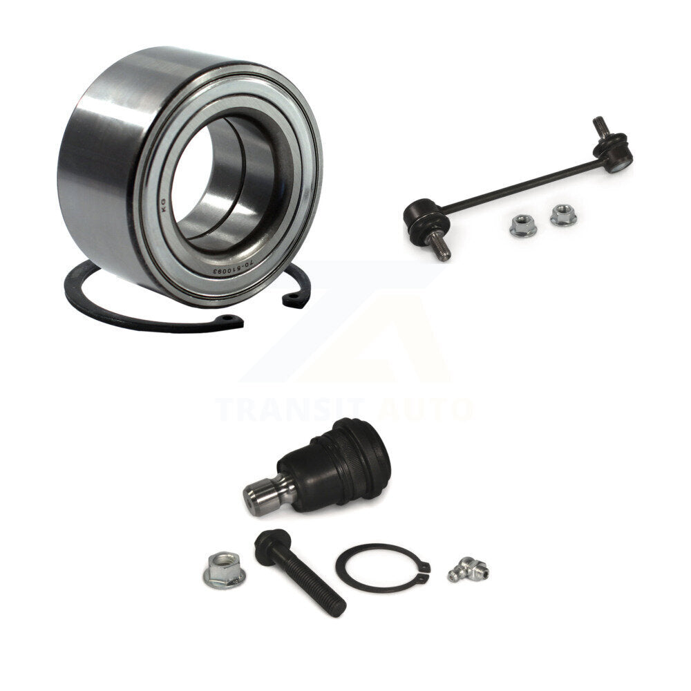 Bearing Lower Ball Joint And Sway Bar Link Front Left Kit For 2010-2013 Kia Soul