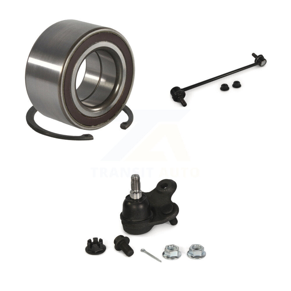 Wheel Bearing Lower Ball Joint Sway Bar Link Front Kit For Honda CR-V Acura RDX