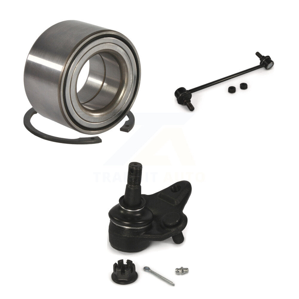 Wheel Bearing Lower Ball Joint Sway Bar Link Front Kit For Toyota Corolla Prius