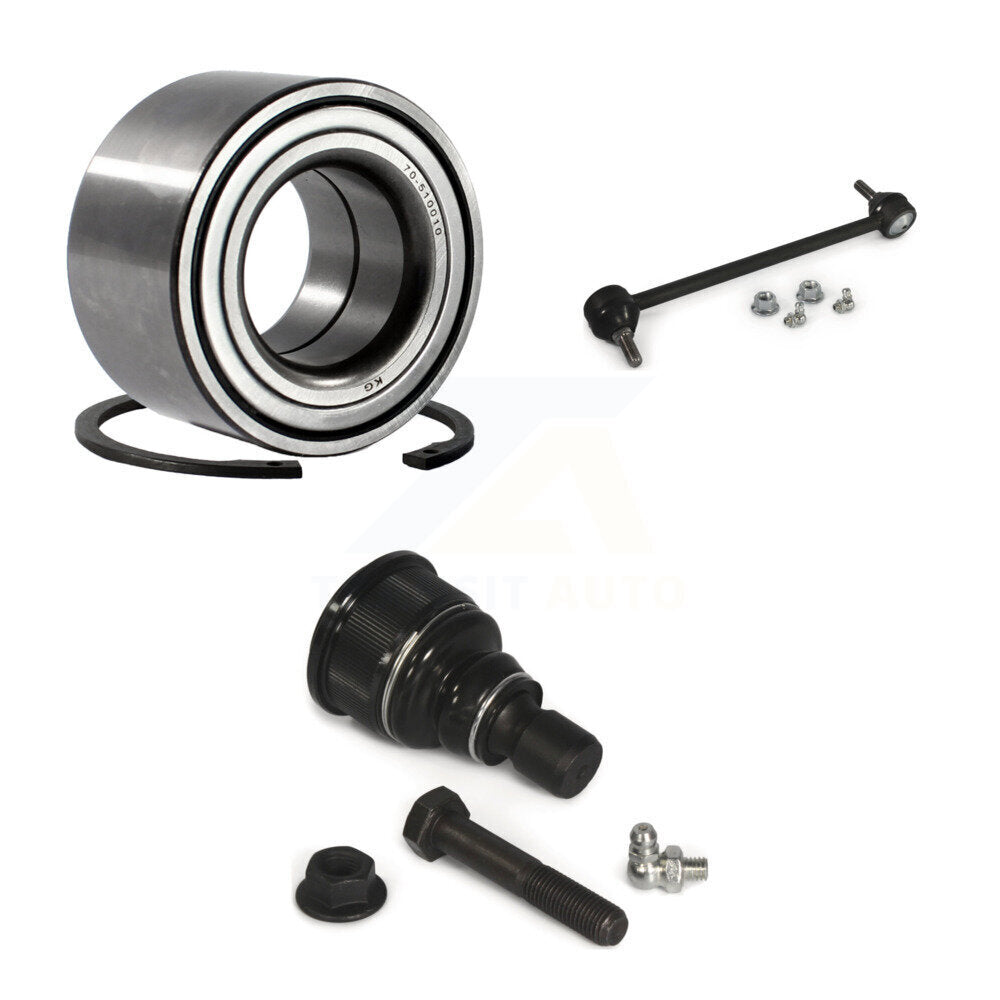 Wheel Bearing Lower Ball Joint & Sway Bar Link Front Kit For 2000-2001 Mazda MPV