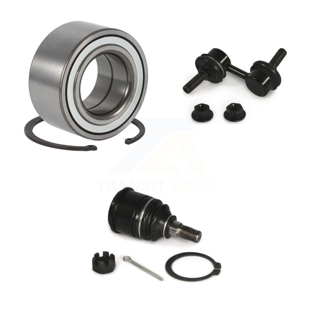 Wheel Bearing Lower Ball Joint Sway Bar Link Front Kit For 1997-2001 Honda CR-V