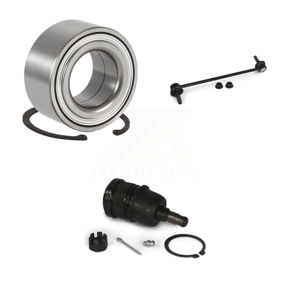 Wheel Bearing Lower Ball Joint Sway Bar Link Front Kit For Honda Pilot Acura MDX
