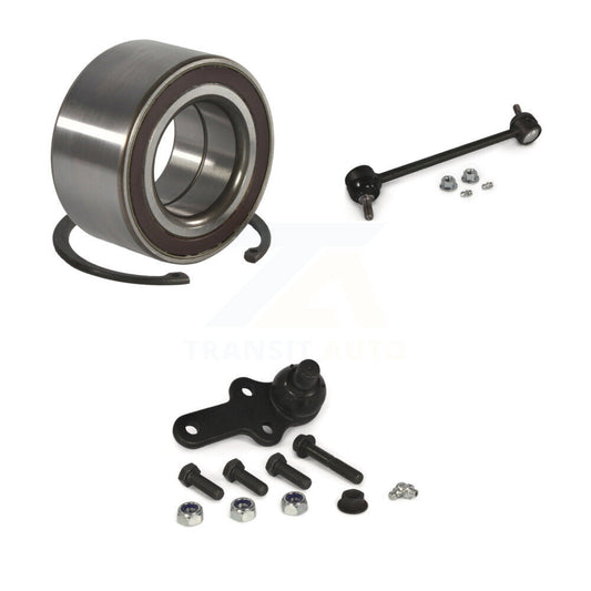 Wheel Bearing Lower Ball Joint Sway Bar Stabilizer Link Front Kit For Ford Focus