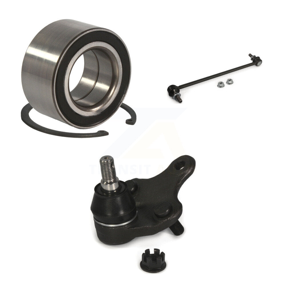 Wheel Bearing Lower Ball Joint And Sway Bar Link Front Kit For 2010 Lexus HS250h