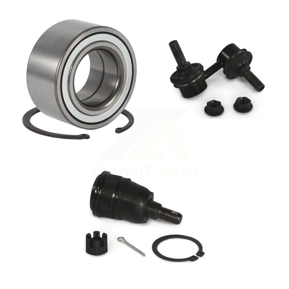 Bearing Lower Ball Joint & Sway Bar Link Front Right Kit For Honda CR-V Element