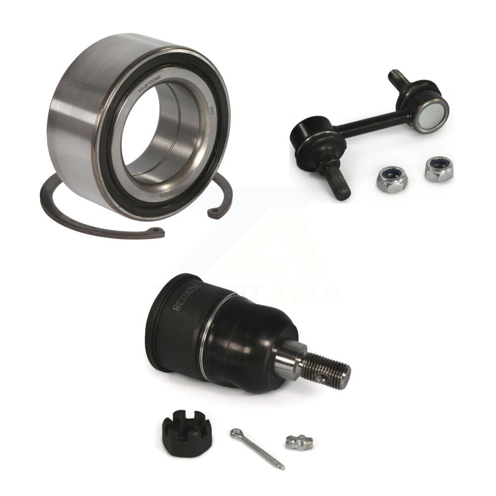 Wheel Bearing Lower Ball Joint & Link Front Right Kit For Honda Accord Acura TSX