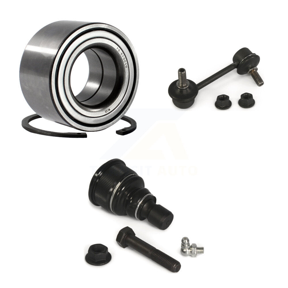 Bearing Lower Ball Joint & Sway Bar Link Front Right Kit For 1998-2002 Mazda 626