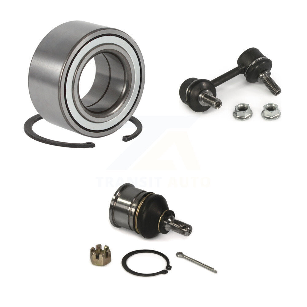 Wheel Bearing Lower Ball Joint Link Front Right Kit For Honda Accord Acura TL CL