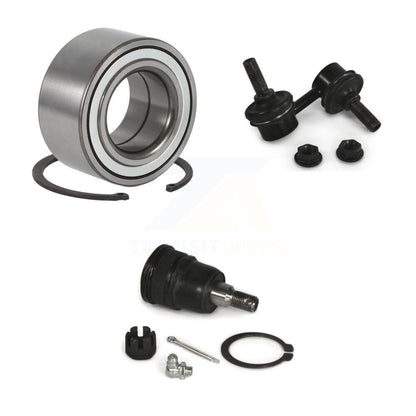 Wheel Bearing Lower Ball Joint And Sway Bar Link Front Right Kit For Honda Civic