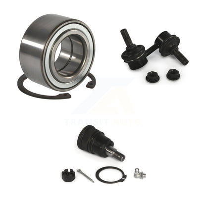 Wheel Bearing Lower Ball Joint And Sway Bar Link Front Right Kit For Honda Civic