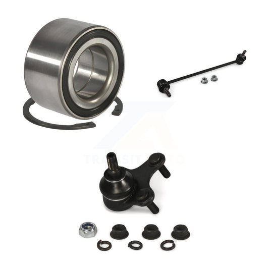 Bearing Lower Ball Joint & Sway Bar Link Front Left Kit For Volkswagen Jetta GTI