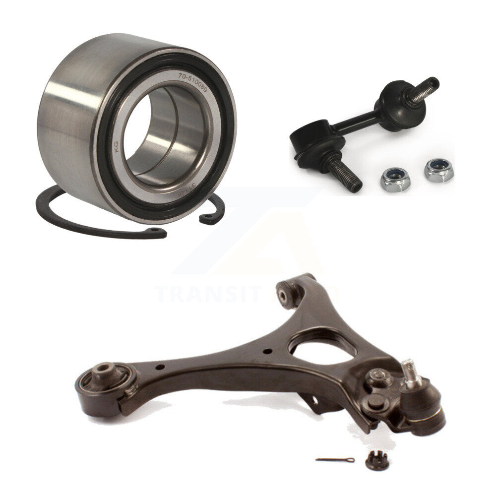 Bearing Lower Control Arm & Link Front Left Kit For 06-11 Honda Civic 1.3L 1.8L
