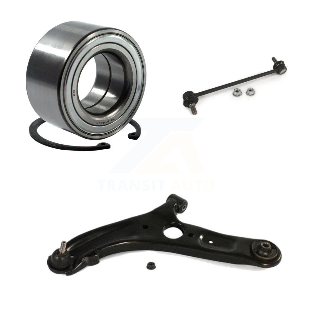 Bearing Lower Control Arm & Link Front Left Kit For Hyundai Elantra GT Veloster