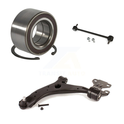 Wheel Bearing Lower Control Arm Link Front Left Kit For 2010-2013 Mazda 3 Sport
