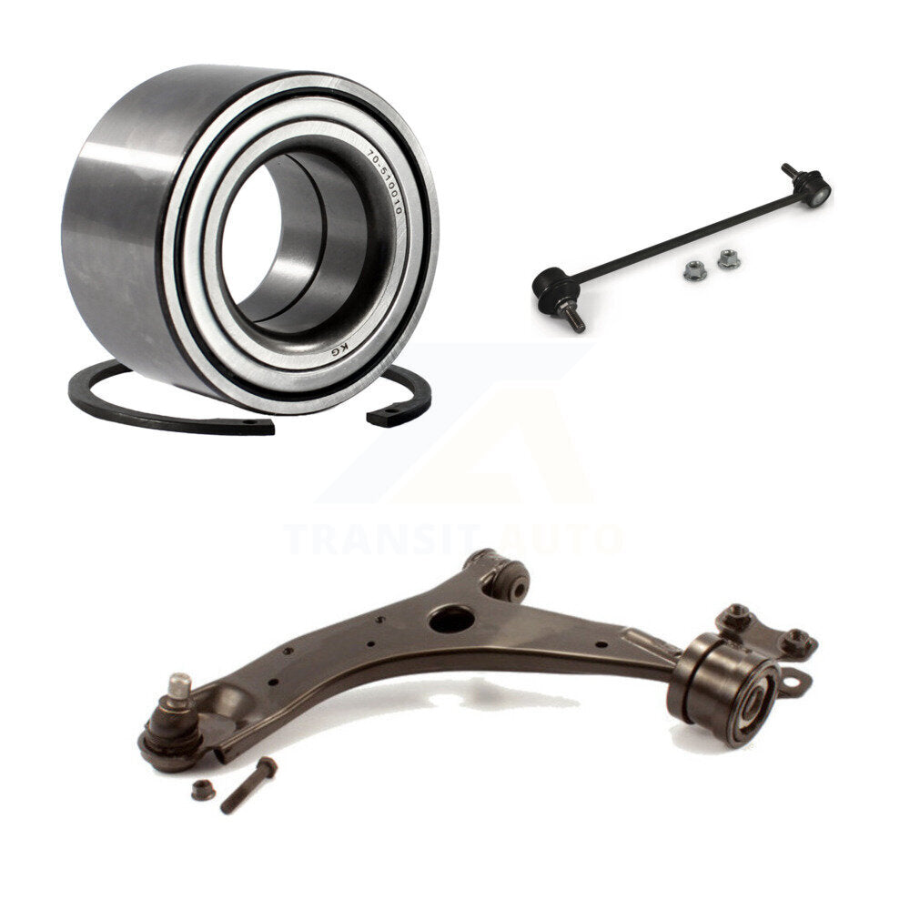Wheel Bearing Lower Control Arm with Ball Joint Link Front Left Kit For Mazda 3