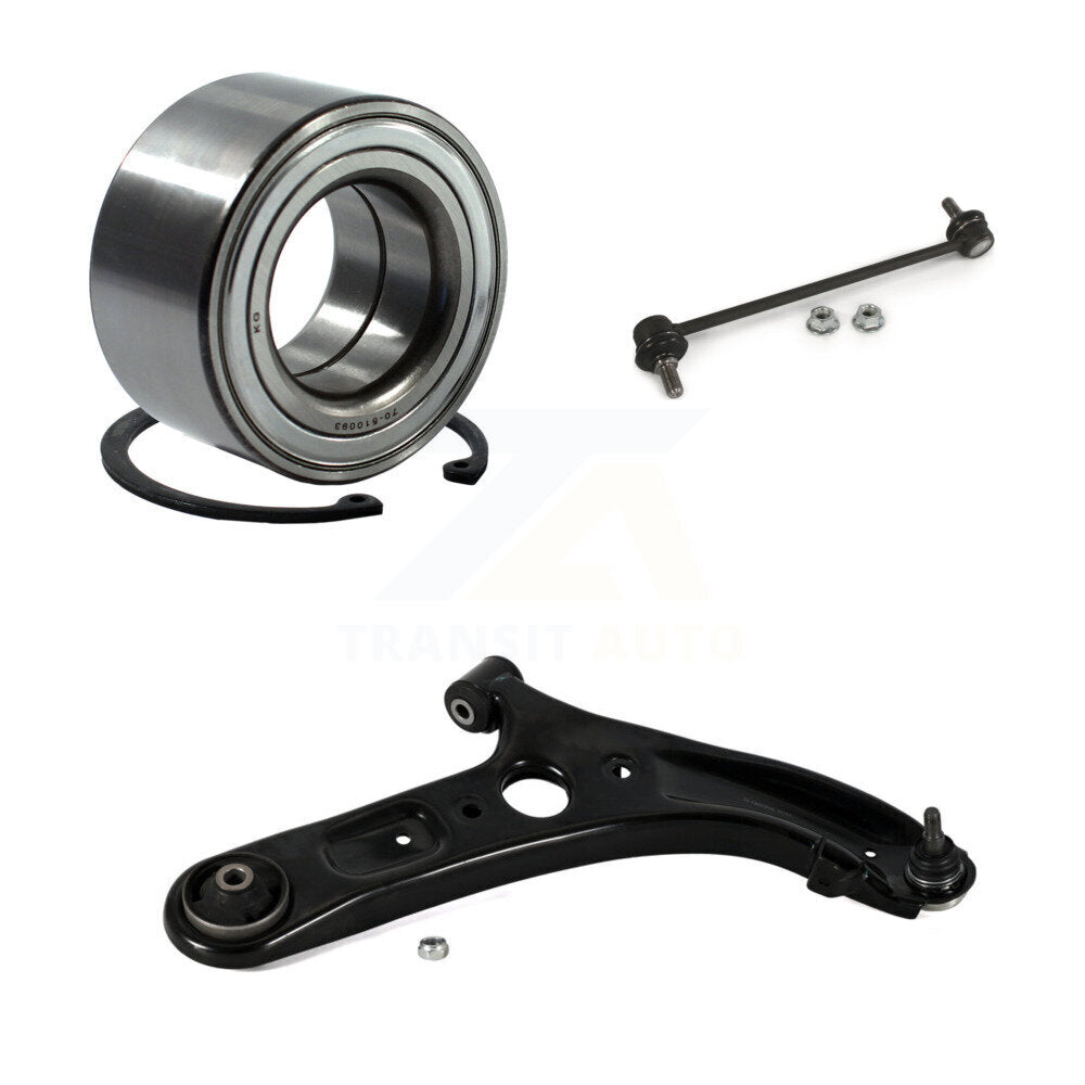 Bearing Lower Control Arm & Link Front Right Kit For Hyundai Elantra GT Veloster