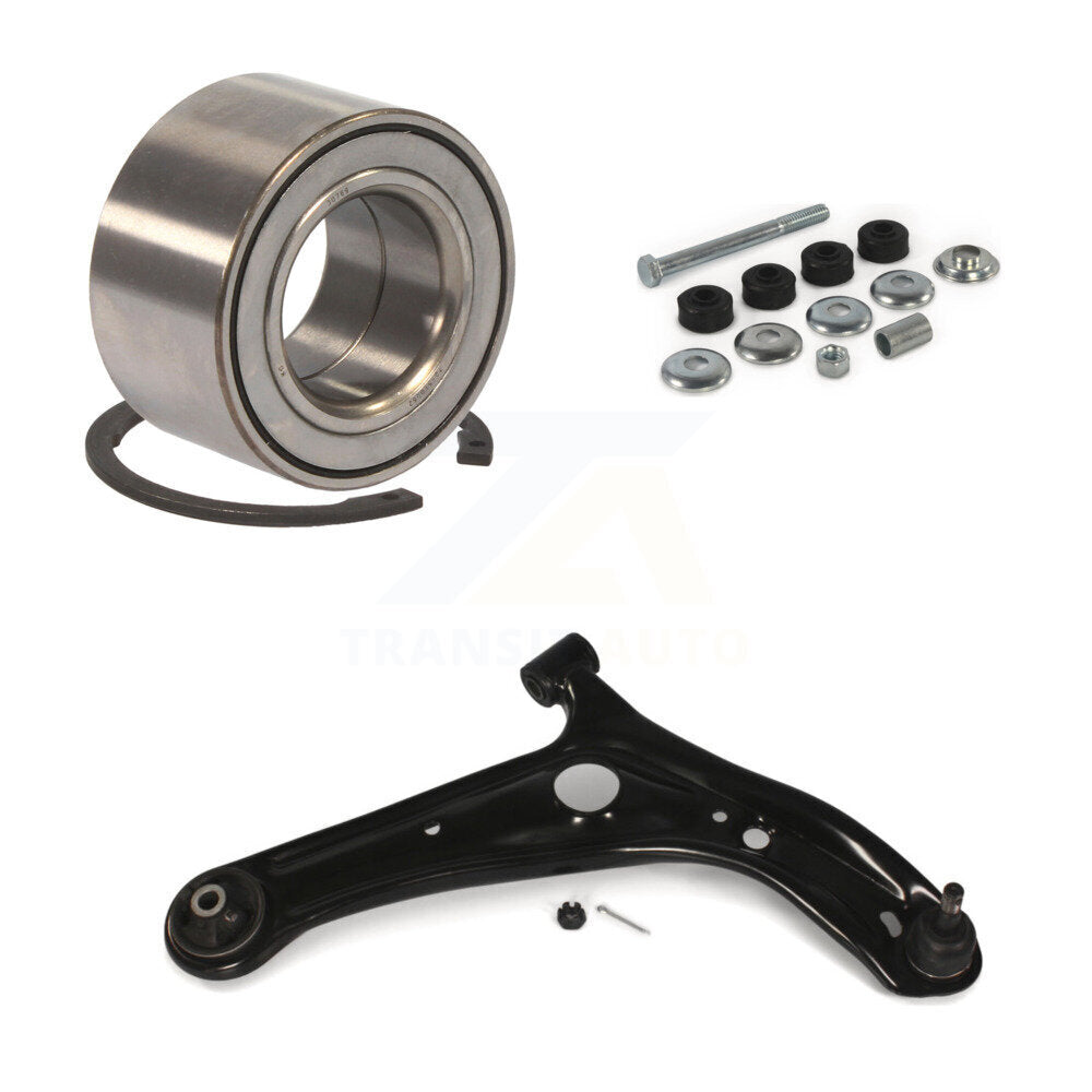 Bearing Lower Control Arm with Ball Joint & Link Front Right Kit For Toyota Echo