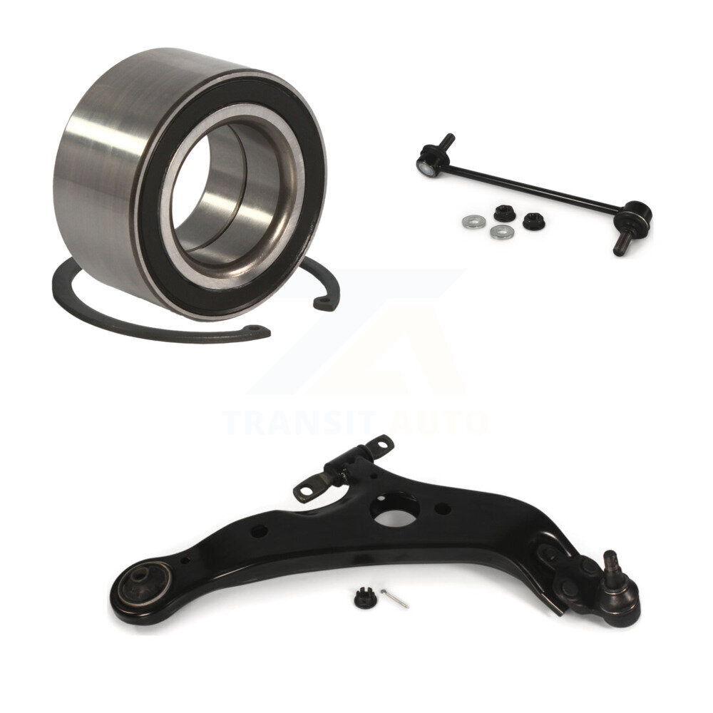 Wheel Bearing Lower Control Arm Link Front Right Kit For 2004-2010 Toyota Sienna
