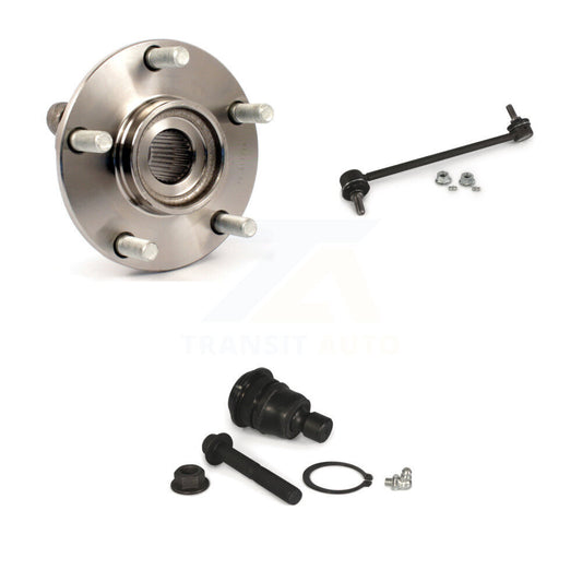 Bearing Lower Ball Joint & Sway Bar Link Front Left Kit For Nissan Rogue Select