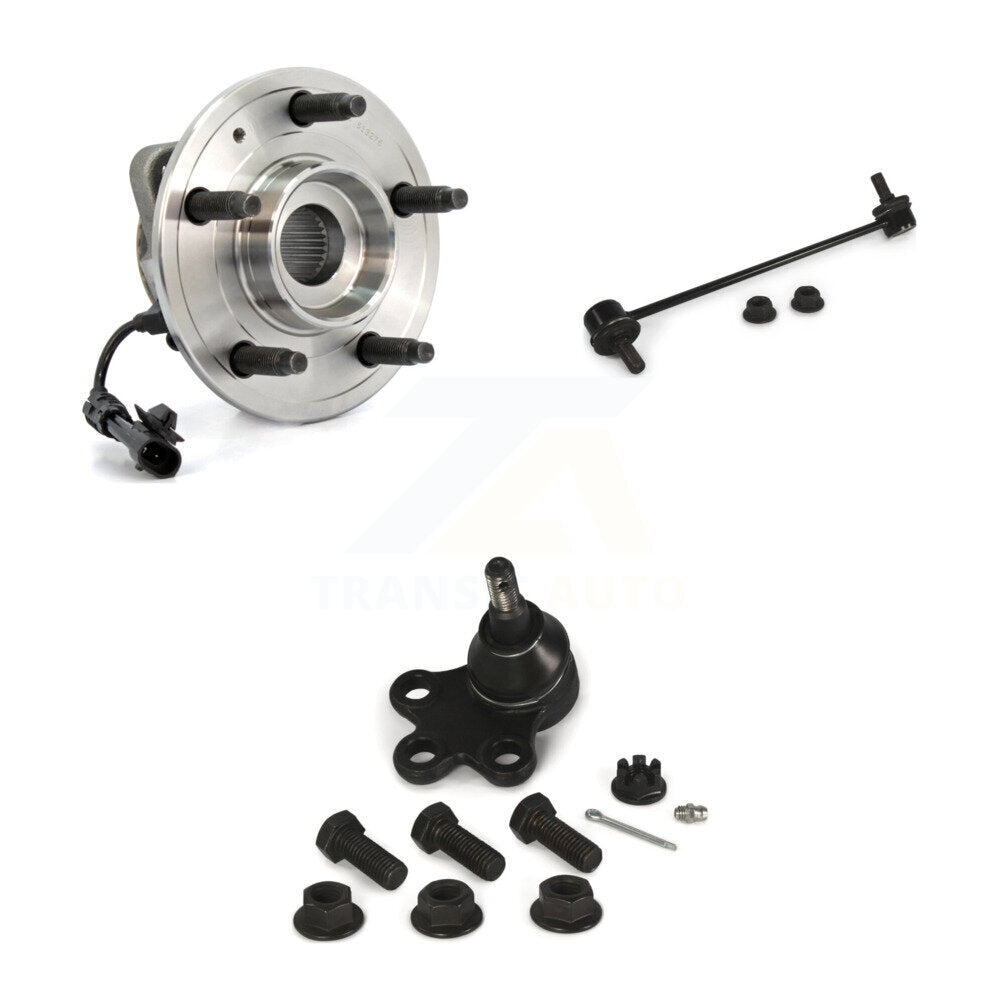 Bearing Lower Ball Joint & Link Front Left Kit For Chevrolet Equinox Pontiac Vue