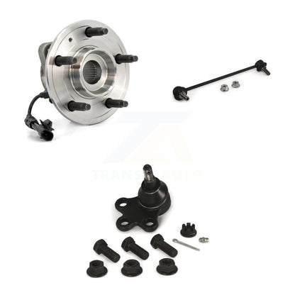 Hub Bearing Lower Ball Joint & Link Front Left Kit For Chevrolet Equinox Pontiac