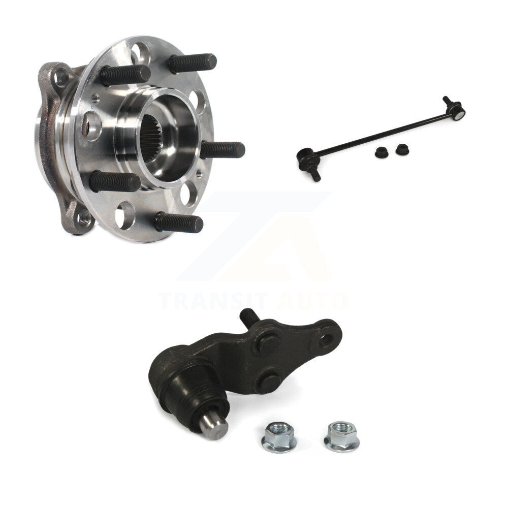 Bearing Lower Ball Joint & Sway Bar Link Front Kit For Hyundai Santa Fe Sport XL