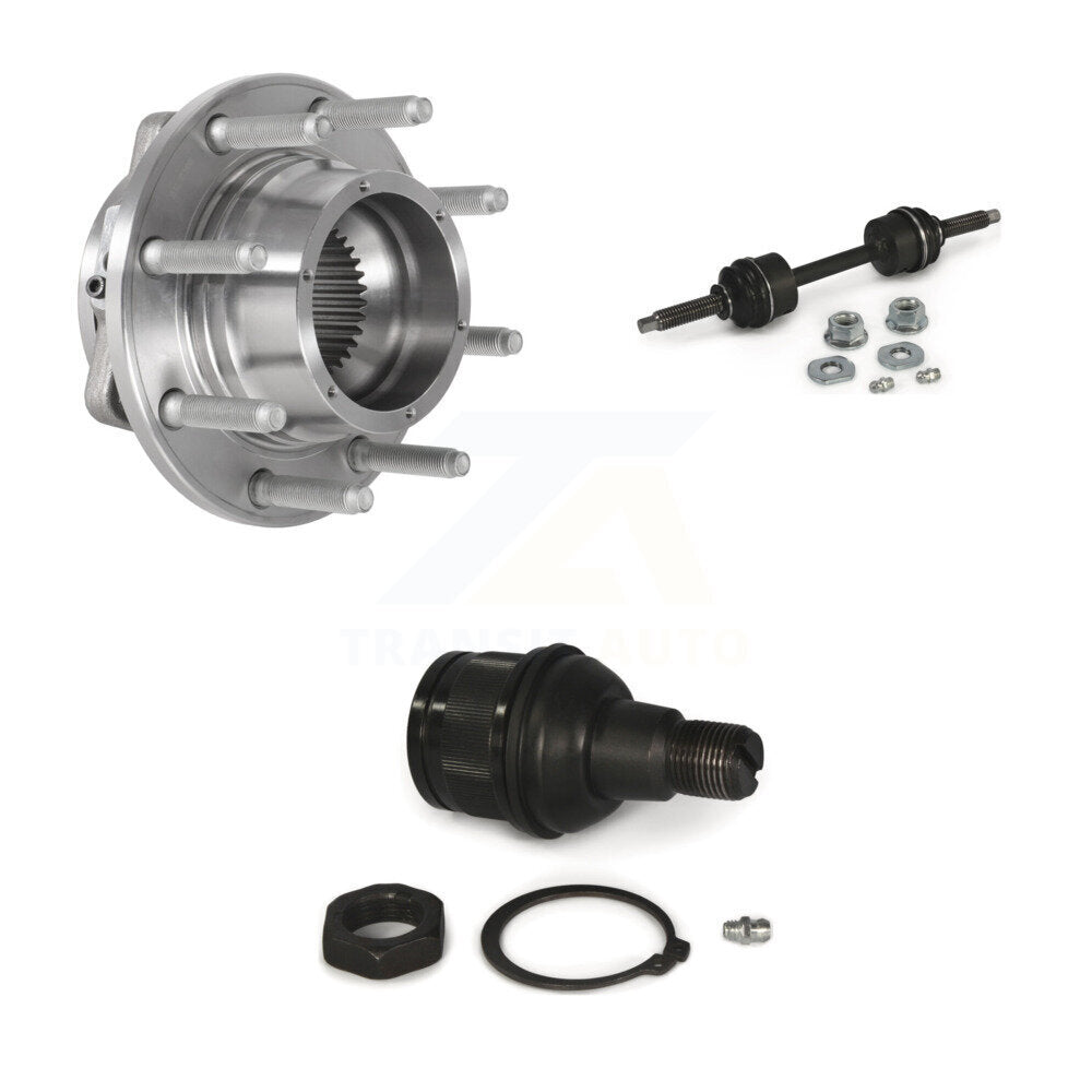 Hub Bearing Lower Ball Joint Link Front Kit For Ford F-350 Super Duty F-250 4WD