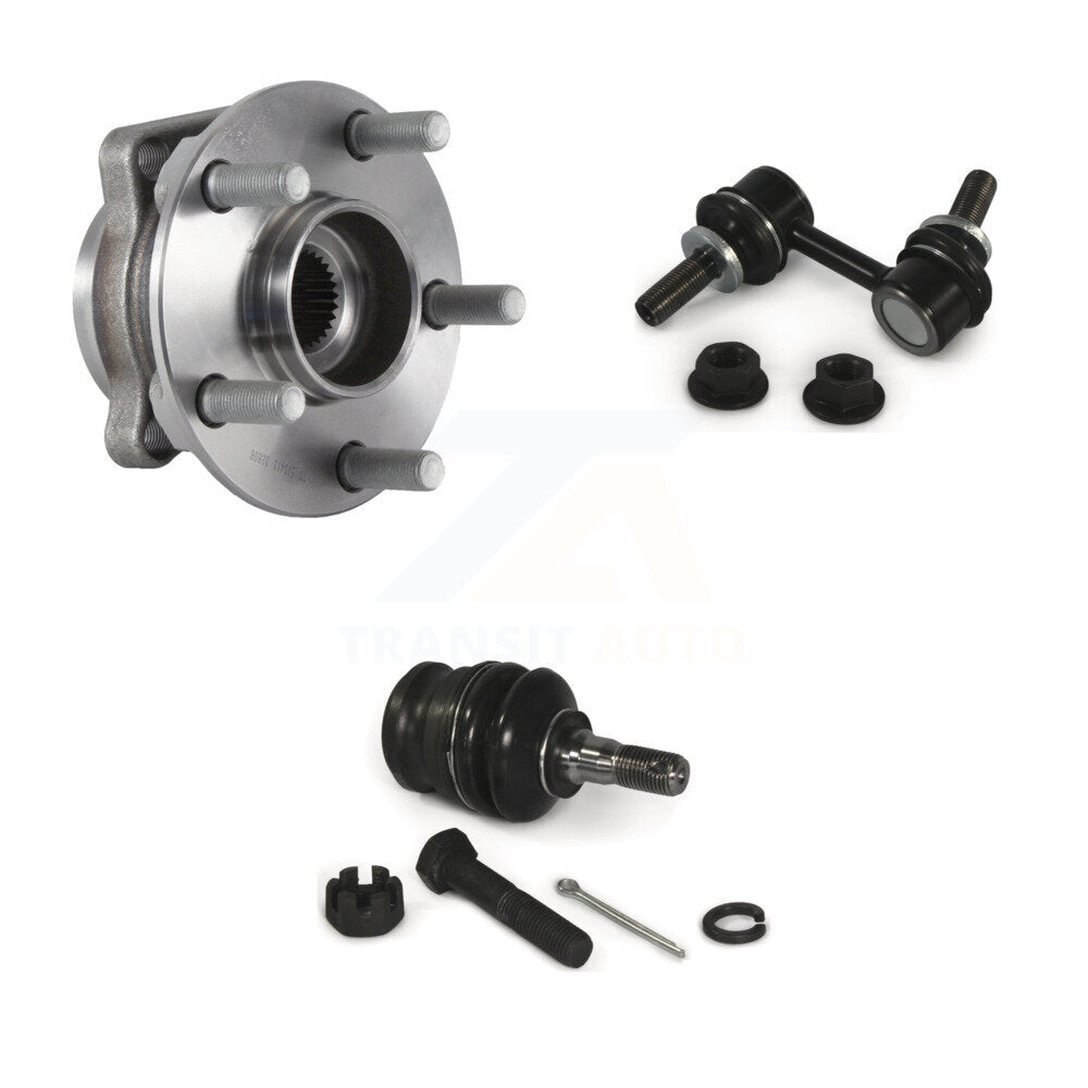 Hub Bearing Lower Ball Joint And Link Front Kit For Subaru Forester XV Crosstrek