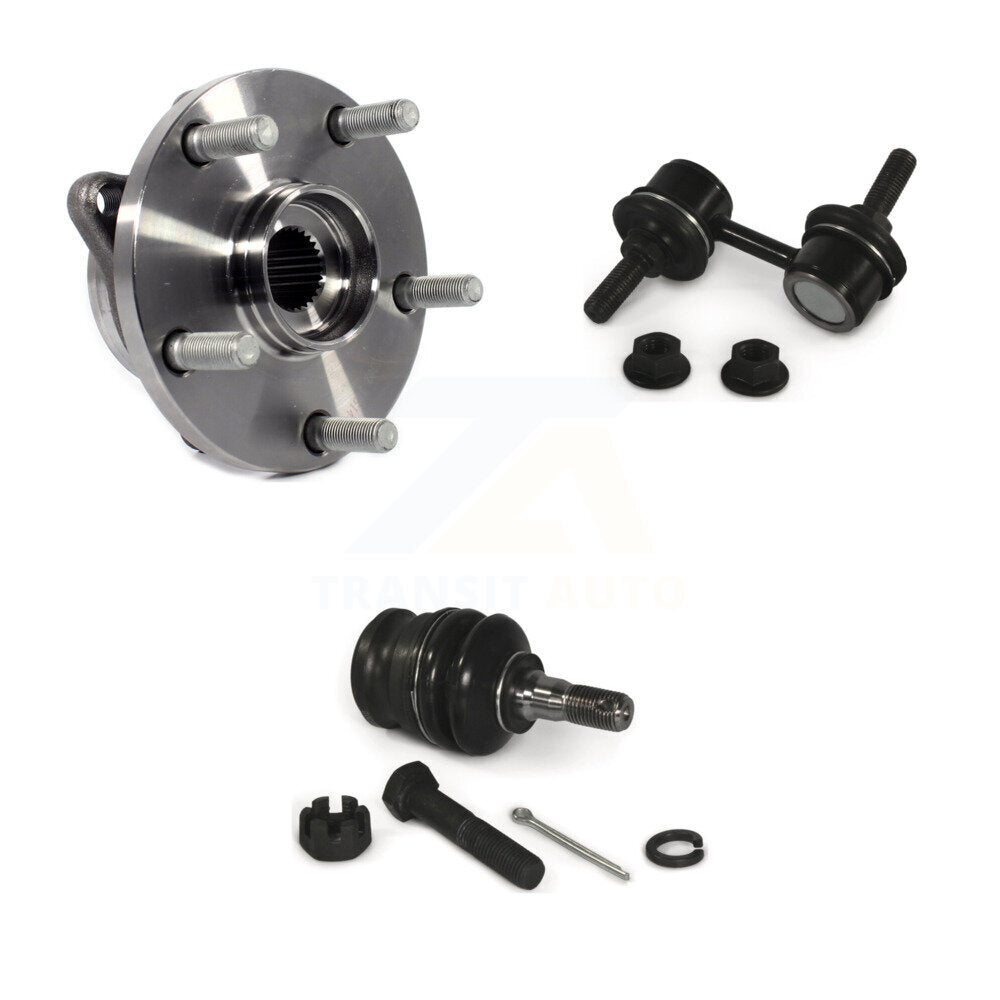 Hub Bearing Lower Ball Joint Sway Bar Link Front Kit For Subaru Impreza WRX STI