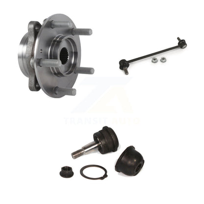 Hub Bearing Lower Ball Joint Sway Bar Link Front Kit For 2017 Hyundai Elantra GT