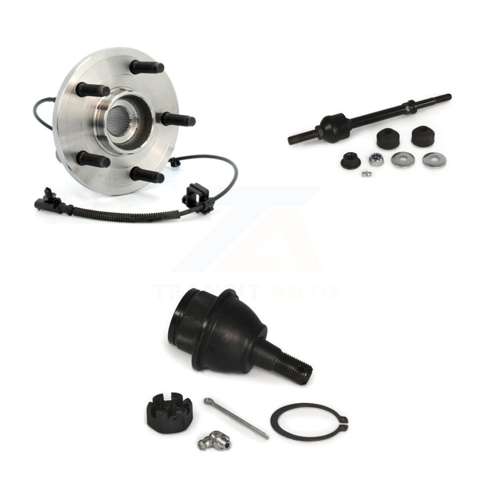 Bearing Lower Ball Joint & Link Front Kit For Dakota Dodge Ram Mitsubishi Raider