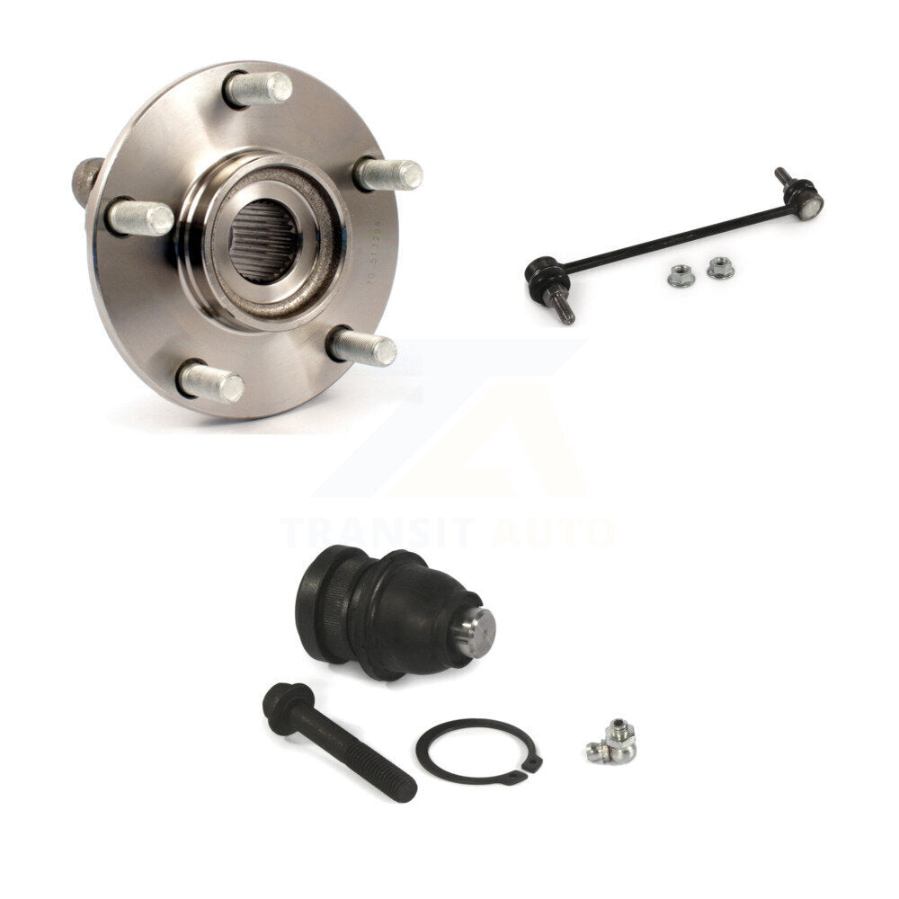 Hub Bearing Lower Ball Joint And Link Front Kit For 2007-2012 Nissan Sentra 2.5L