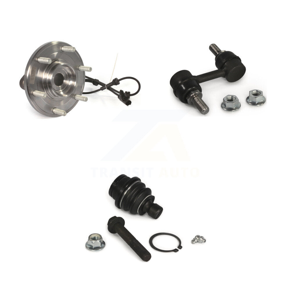 Hub Bearing Lower Ball Joint And Sway Bar Link Front Kit For Nissan TITAN Armada