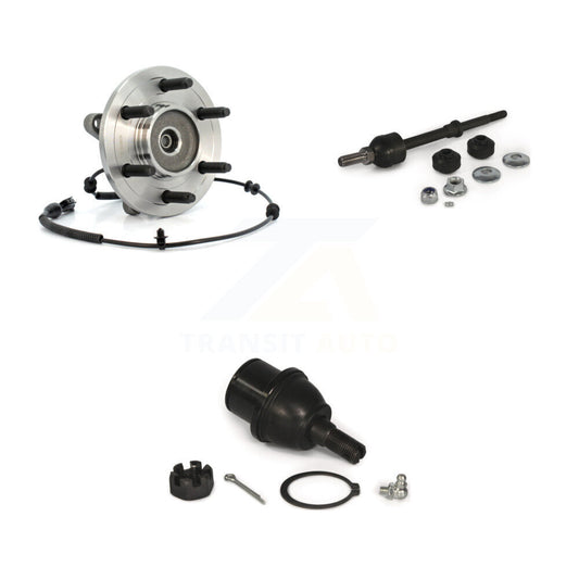 Hub Bearing Lower Ball Joint & Link Front Kit For Ford F-150 Lincoln Mark LT 4WD
