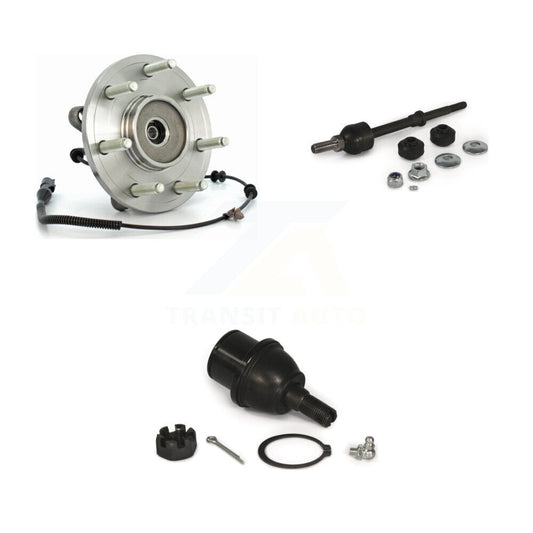Hub Bearing Lower Ball Joint & Link Front Kit For Ford F-150 Lincoln Mark LT 4WD