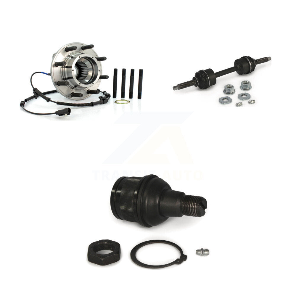 Hub Bearing Lower Ball Joint Link Front Kit For Ford F-350 Super Duty F-250 4WD