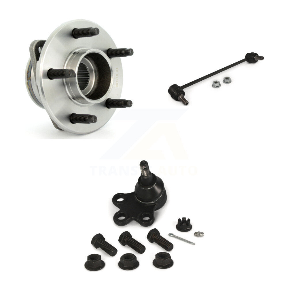 Hub Bearing Lower Ball Joint Link Front Right Kit For Saturn Vue Pontiac Torrent