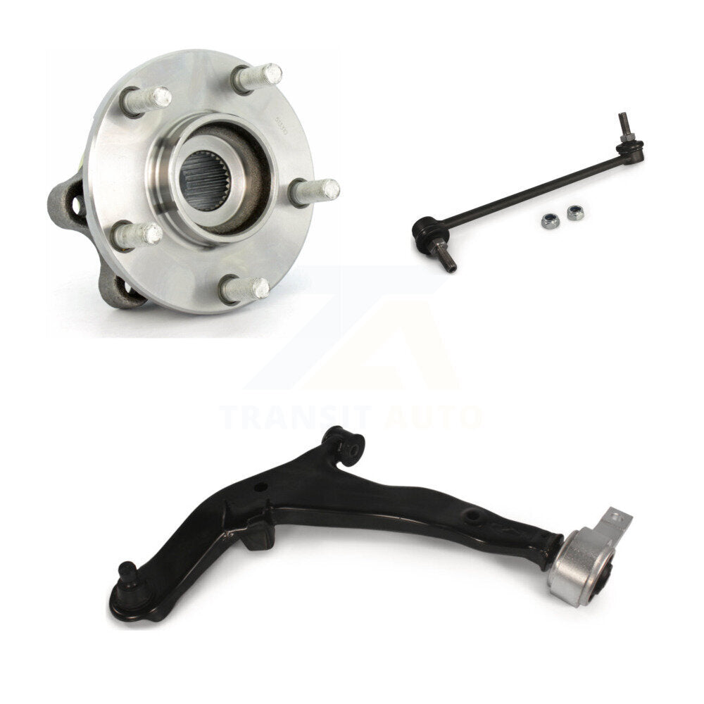 Hub Bearing Lower Control Arm & Link Front Left Kit For 2003-2007 Nissan Murano