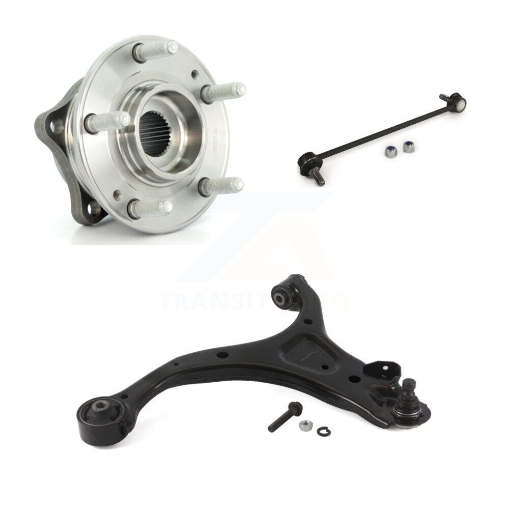 Bearing Lower Control Arm & Link Front Left Kit For Hyundai Santa Fe Kia Sorento